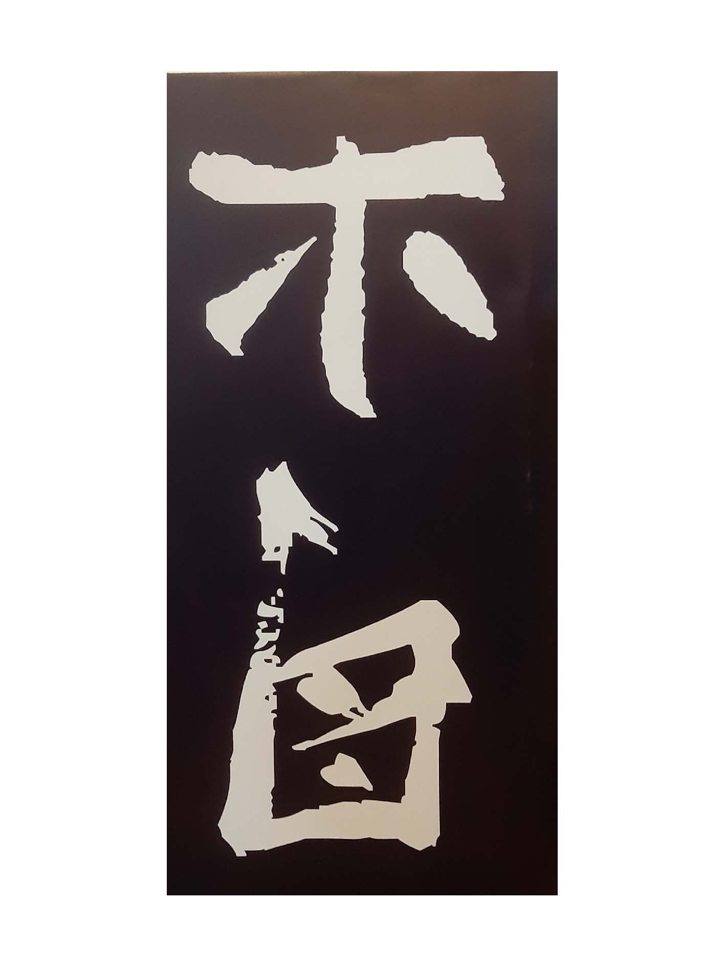 00183 japanse lichtbak 50x100cm zwart wi